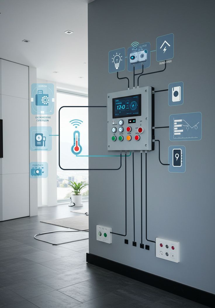 Smart Home Control Panel  Automation Technology